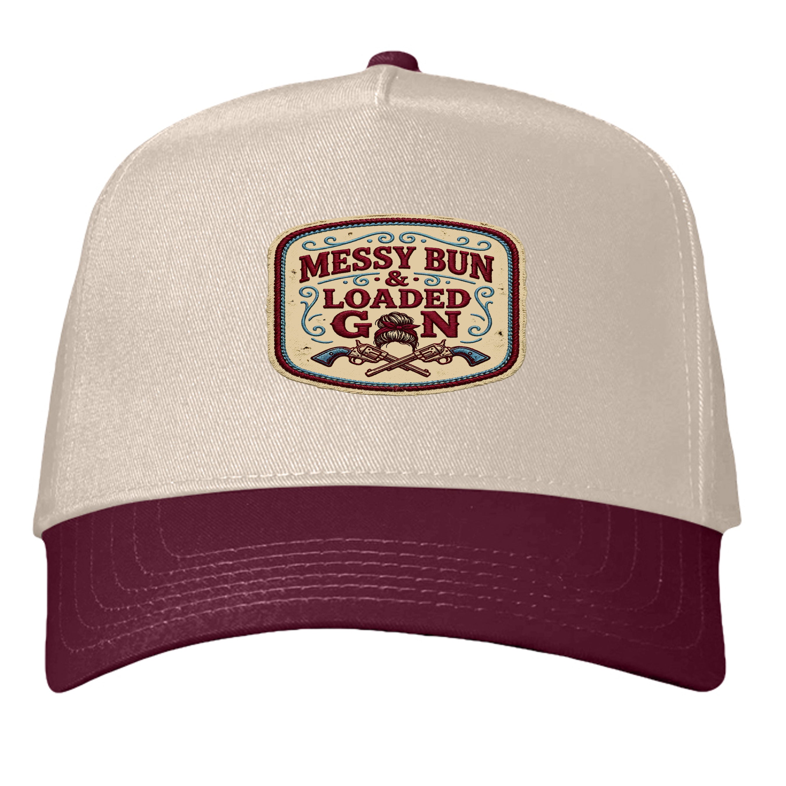 Khaki/ Maroon - 8869VC - FRONT